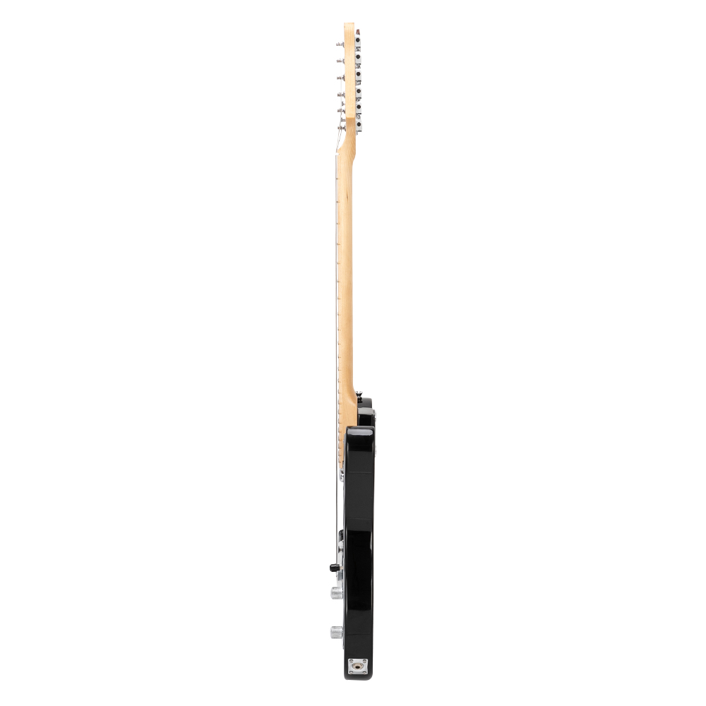 glarry-gtl-maple-fingerboard-electric-guitar-bag-strap-plectrum-connecting-wire-spanner-tool-dark-blue