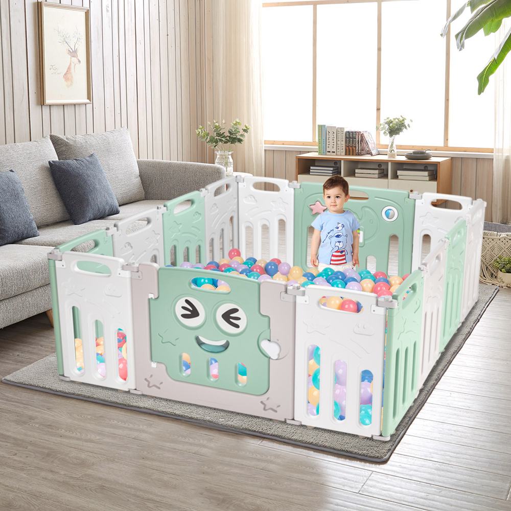 fordable-baby-14-panel-playpen-activity-safety-play-yard-foldable-portable-hdpe-indoor-outdoor-playards-fence