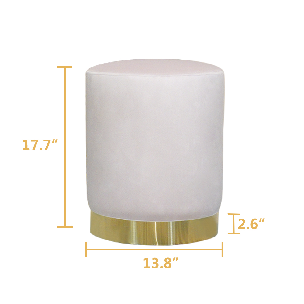 fch-ottoman-set-round-velvet-footrest-modern-vanity-stool-seat-bedroom-living-room