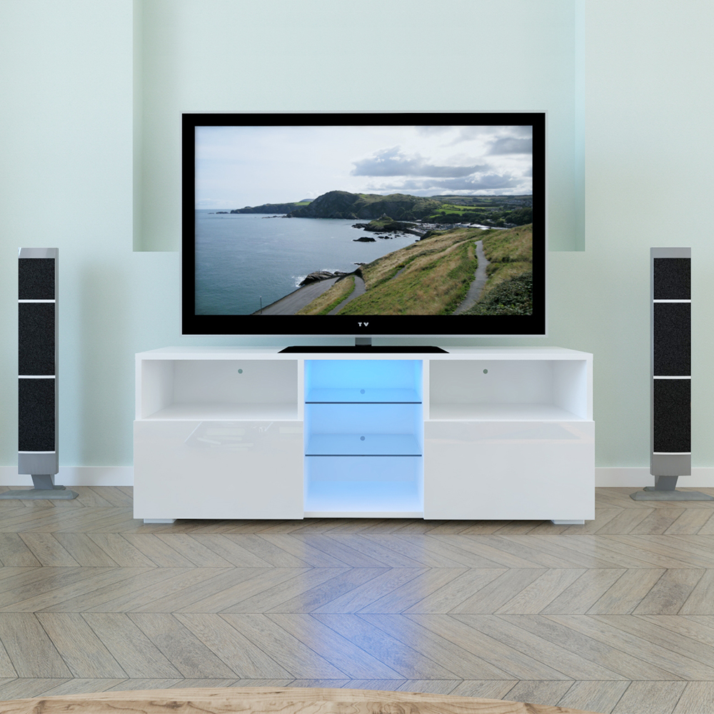 elegant-household-decoration-led-tv-cabinet-white