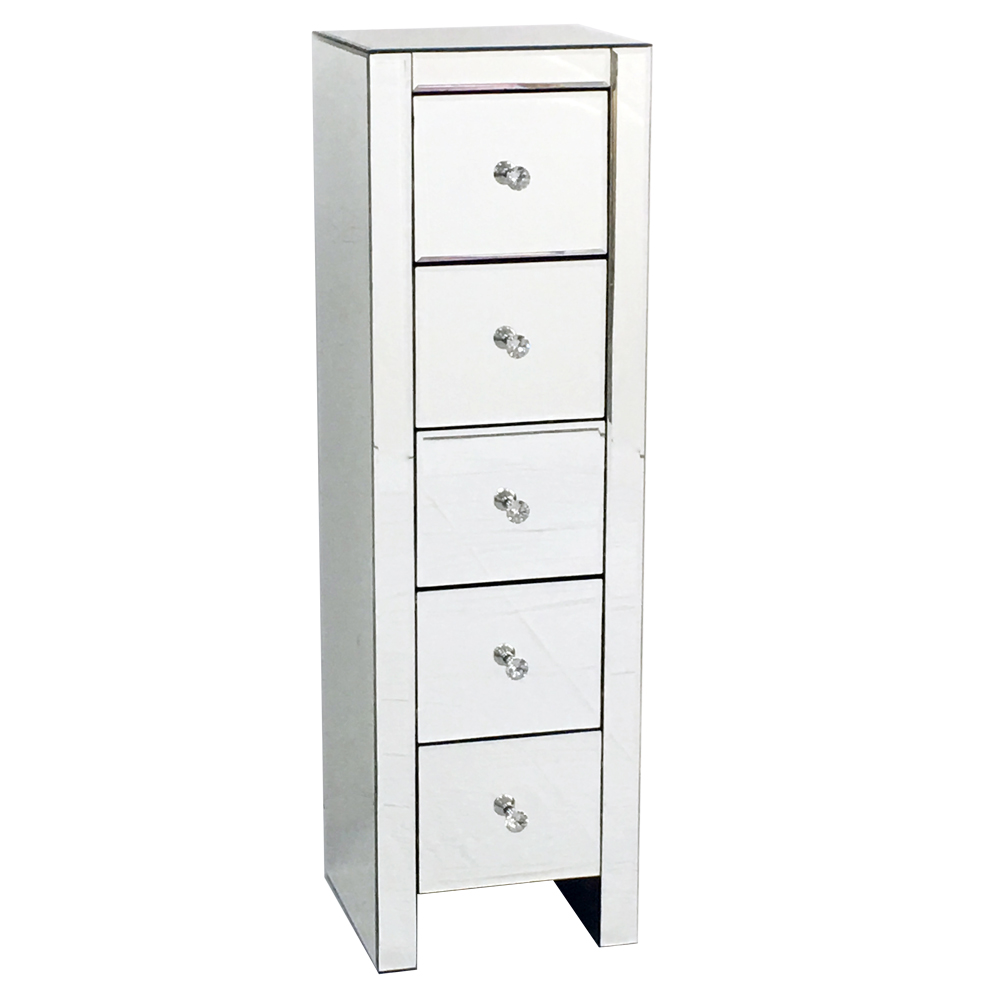 glass-mirror-cabinet-tall-cabinet-with-five-drawer