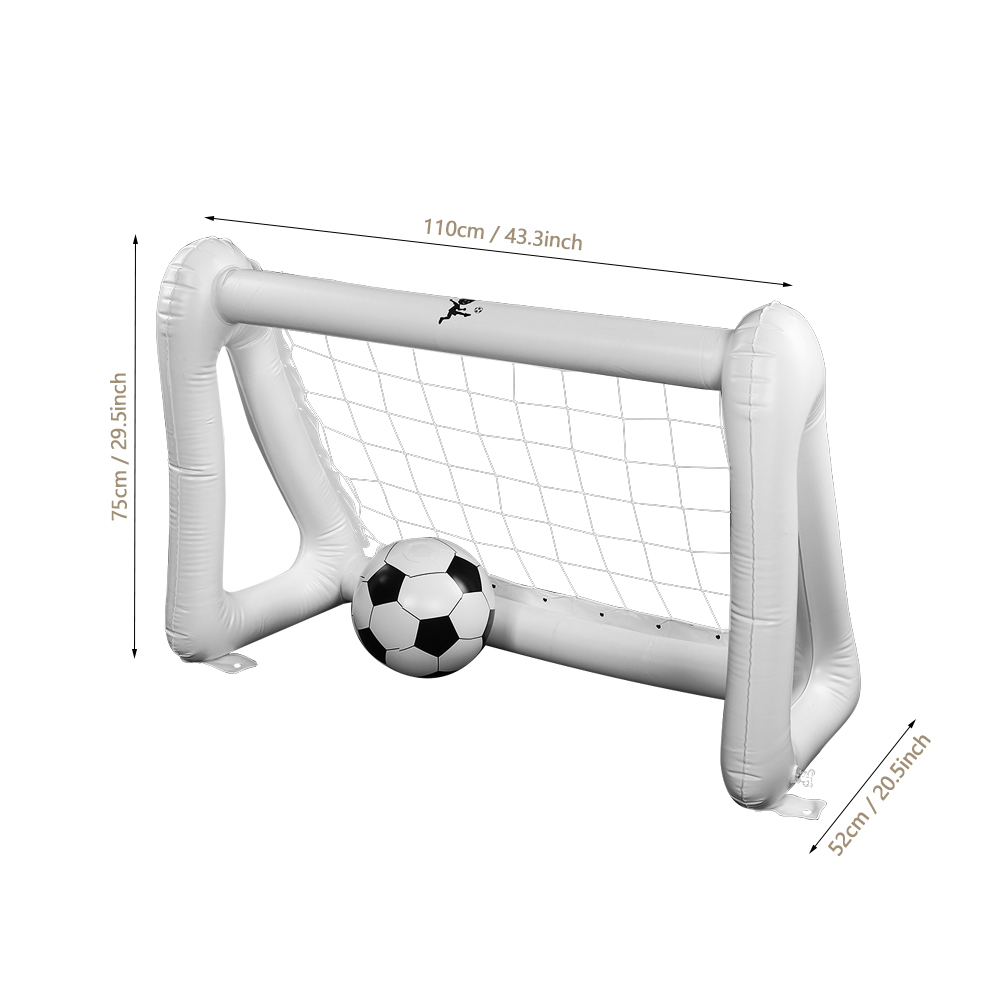 Children Indoor Outdoor Inflatable Soccer Game Shooting Practice Goal Net Toys Set Kids